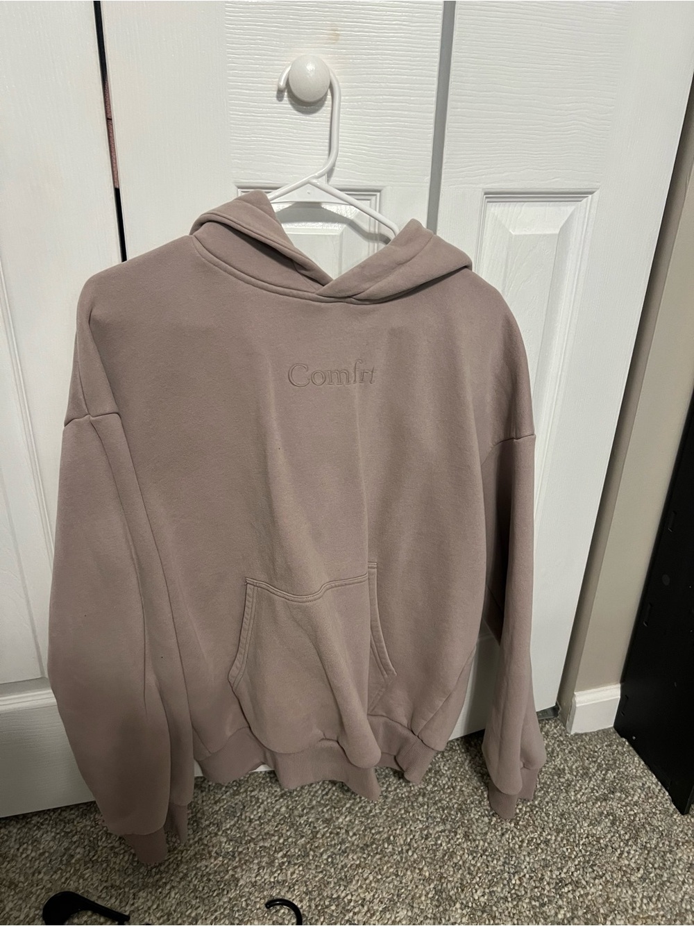 Comfort Oversized Hoodie in Mauve Taupe